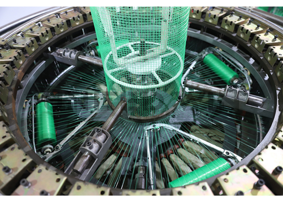 Vier Shuttles kleiner kreisförmiger Webstuhl aus Leno-Tasche für Gemüsepackung